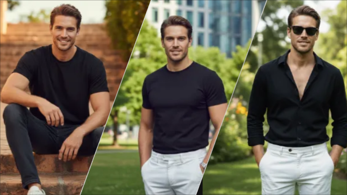 <span class="title-prefix">Google Gemini AI</span> <span class="title-name">Black Shirt Boy</span> <span class="title-suffix">Photo Editing Prompts</span>