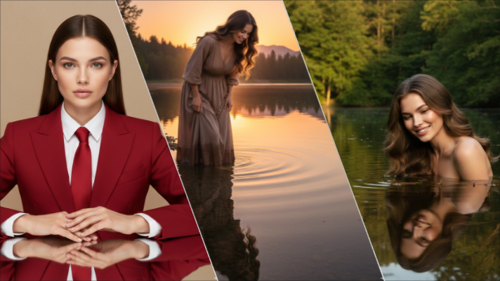 <span class="title-prefix">Google Gemini AI</span> <span class="title-name">Reflection Portrait</span> <span class="title-suffix">Photo Editing Prompts</span>