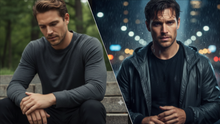 <span class="title-prefix">Google Gemini AI</span> <span class="title-name">Sad Boy</span> <span class="title-suffix">Photo Editing Prompts</span>