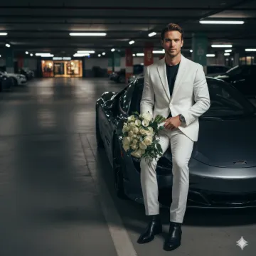 Google Gemini AI Cinematic Boy Luxury Lifestyle Photo Editing Prompt AI generation example for Cinematic Boy