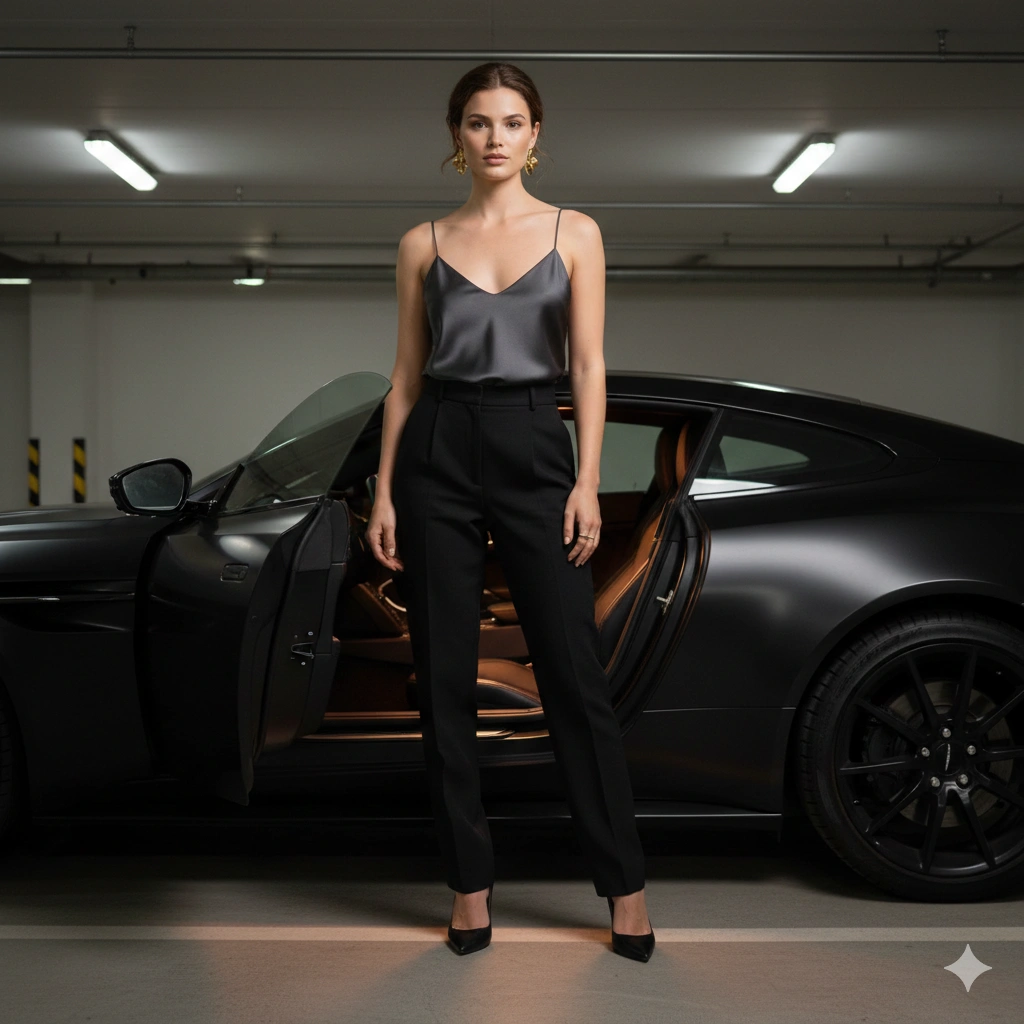 Engine Still Warm AI generation example for Cinematic Portrait