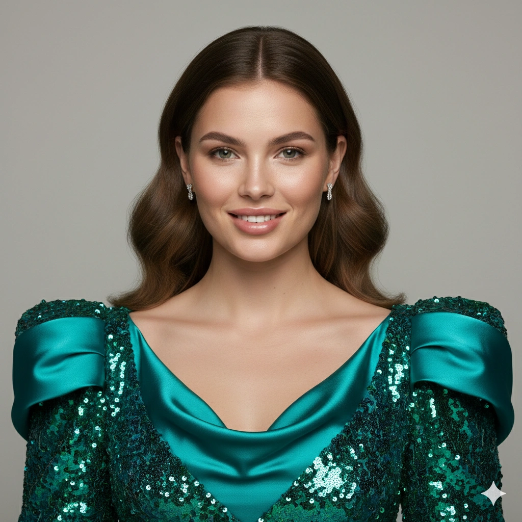 High Fashion Editorial Female Portrait AI generation example for Editorial Portrait