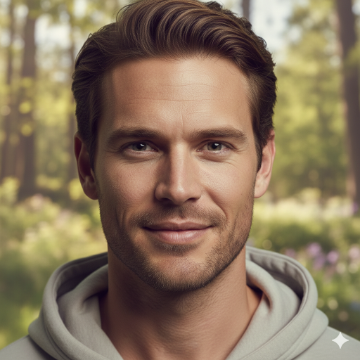 Google Gemini AI Hoodie Boy Aesthetic Photo Editing Prompt AI generation example for Hoodie Boy