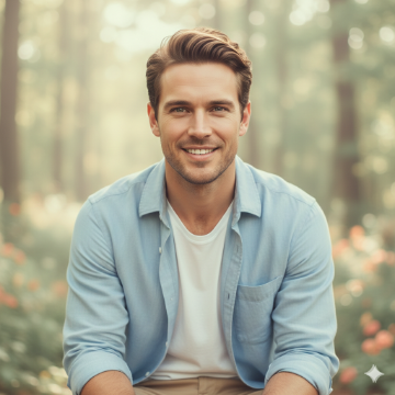 Google Gemini AI Instagram DP Boy Aesthetic Portrait Photo Editing Prompt AI generation example for Instagram DP Boy