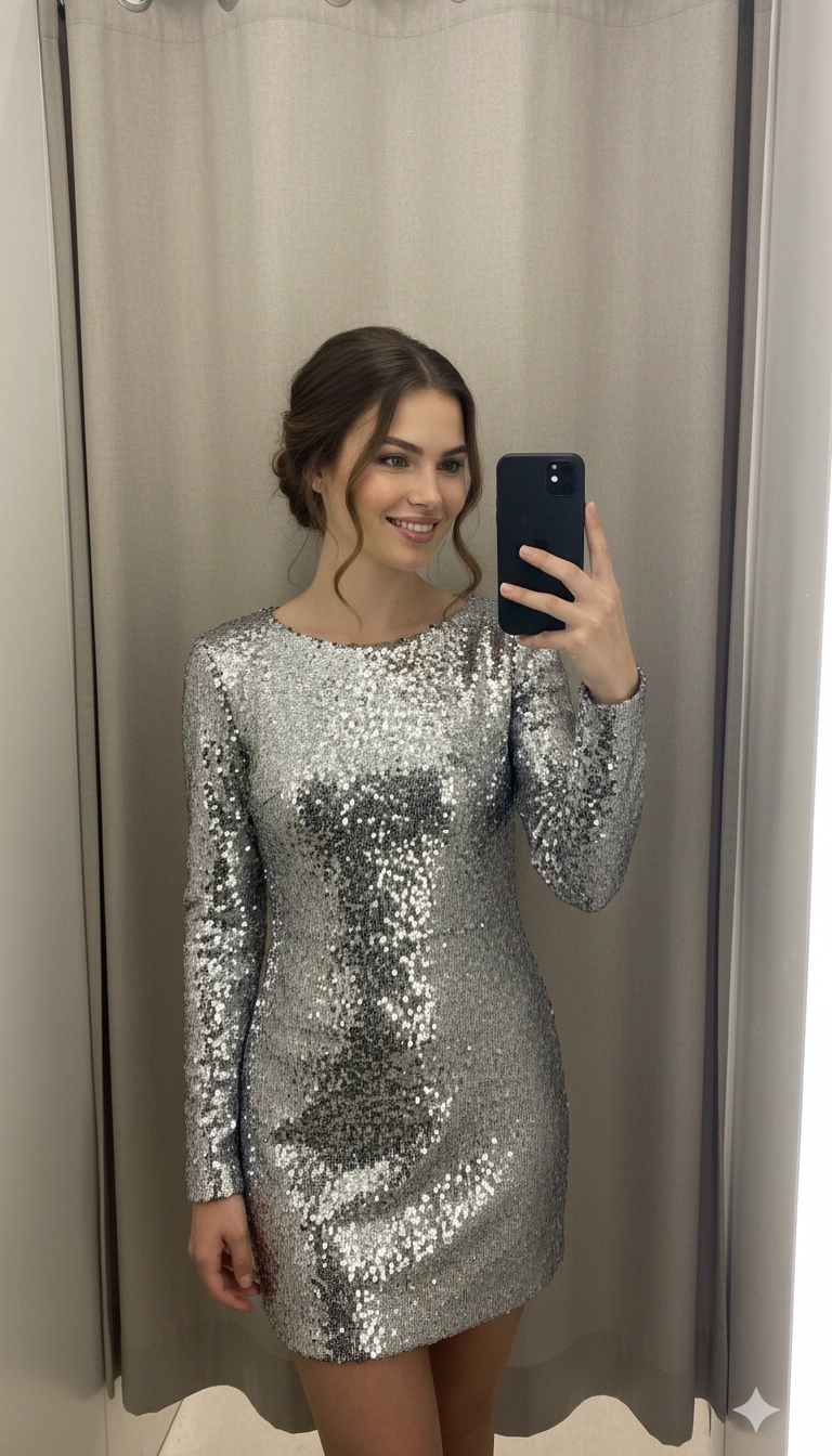 Boutique Dressing Room Portrait AI generation example for Lifestyle Portrait