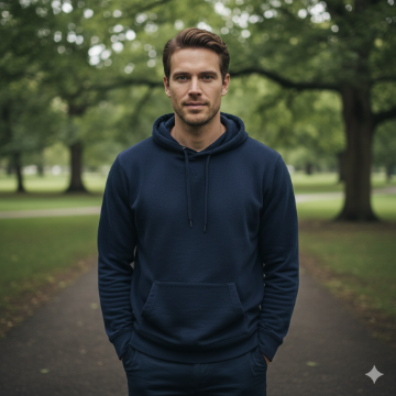 Google Gemini AI Sad Boy Lonely Park Photo Editing Prompt AI generation example for Sad Boy