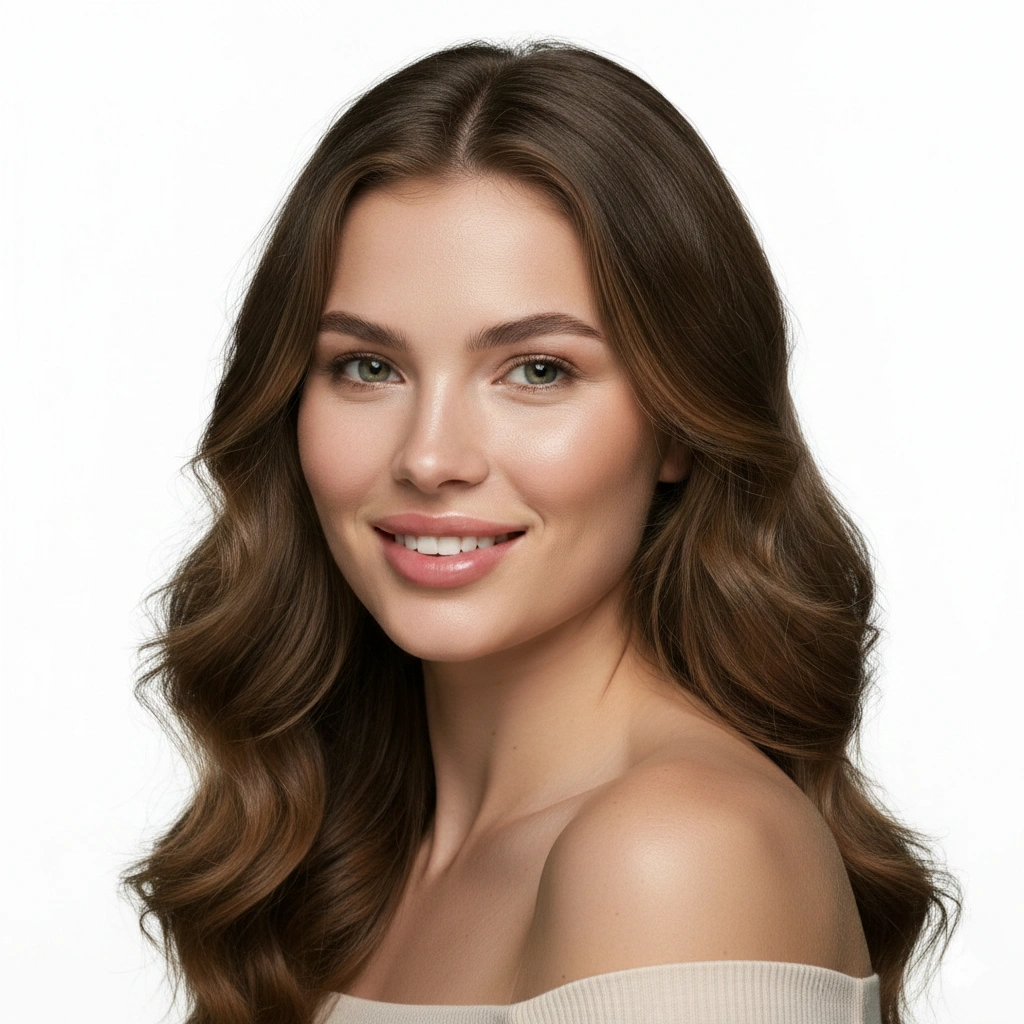 Professional Studio Female Portrait AI generation example for Studio Portrait