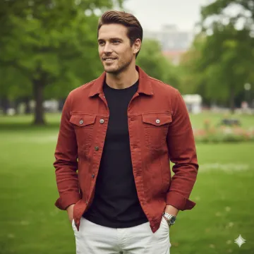 Google Gemini AI Trending Stylish Boy Outdoor Photo Editing Prompt AI generation example for Stylish Boy