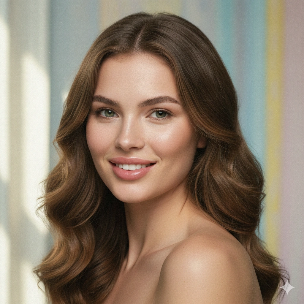 Retro style portrait AI generation example for Vintage Portrait