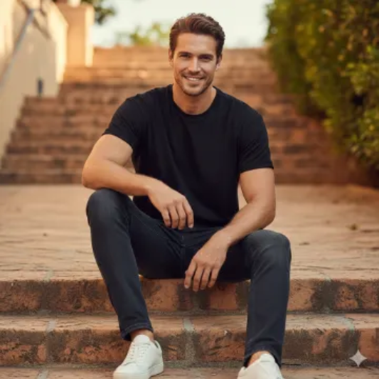 Google Gemini AI Black Shirt Boy Photo Editing Prompt 5