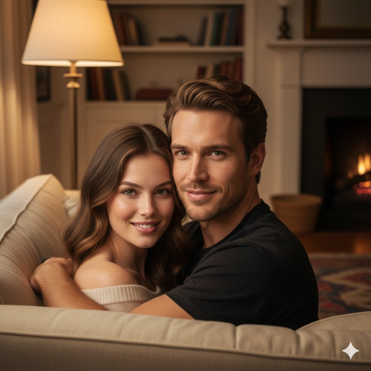 Google Gemini AI Couple Portrait Photo Editing Prompt 2