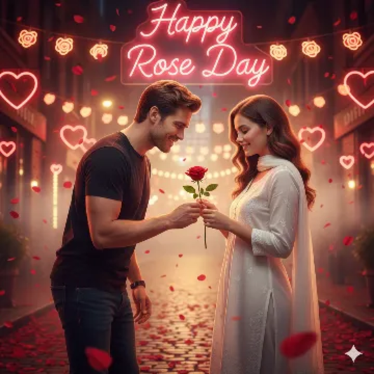 Google Gemini AI Happy Rose Day Photo Editing Prompt 3