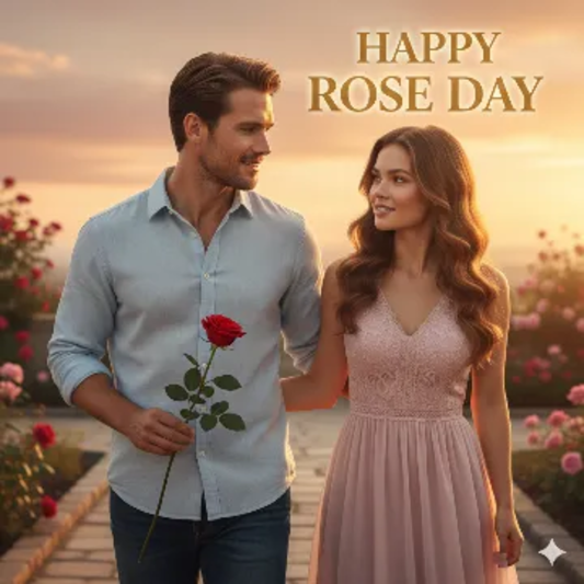 Google Gemini AI Happy Rose Day Photo Editing Prompt 1