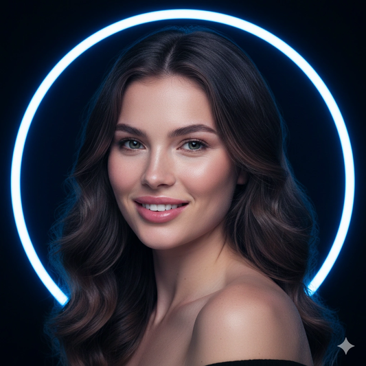 Google Gemini AI Neon Portrait Photo Editing Prompt 12