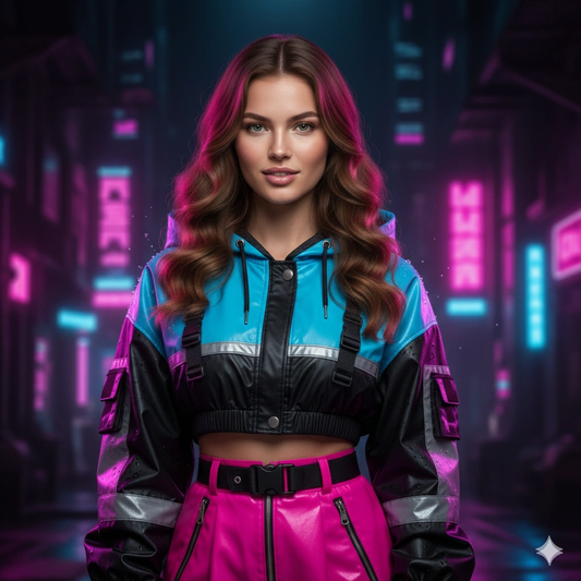 Google Gemini AI Neon Portrait Photo Editing Prompt 7